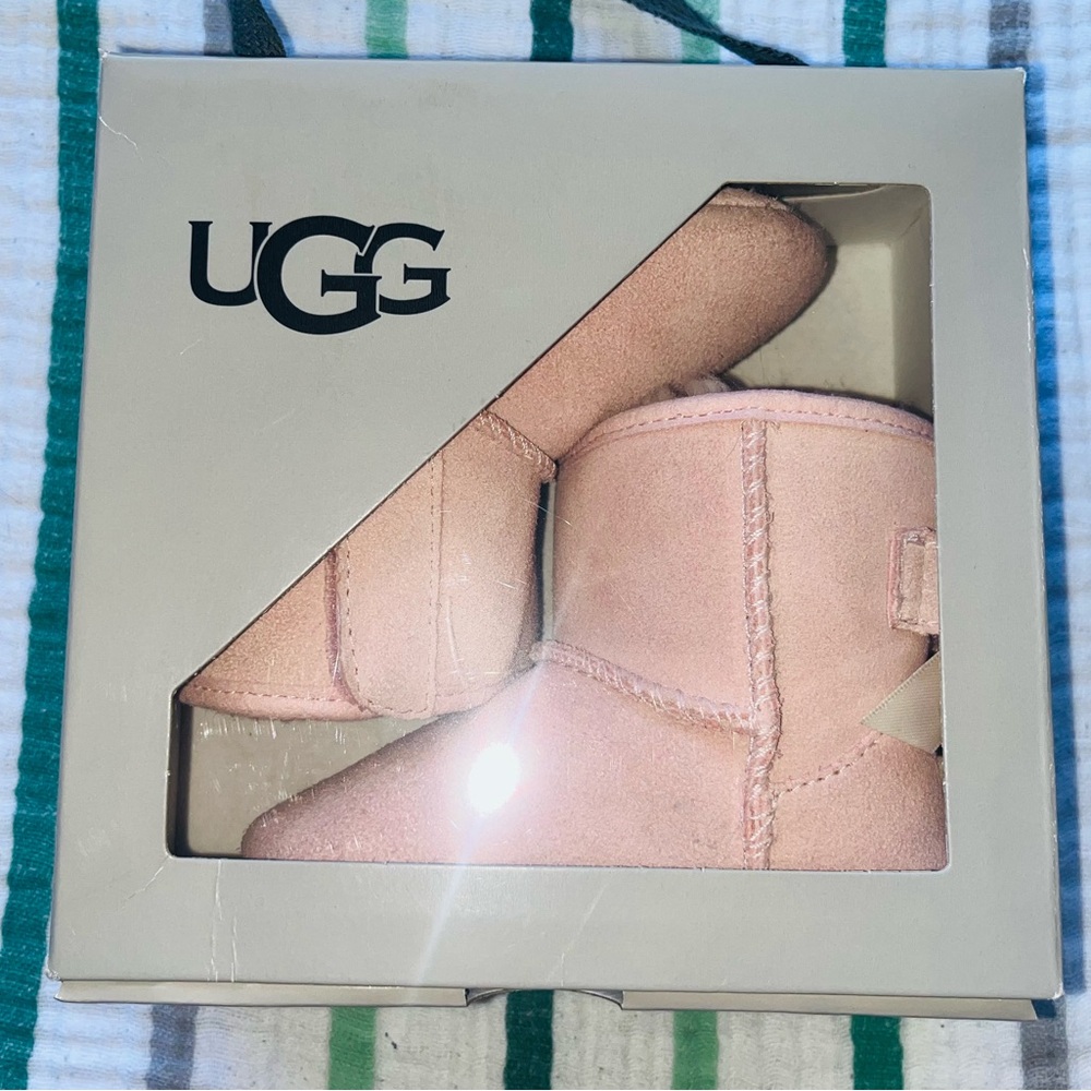 UGG Soft Pink Infant Booties